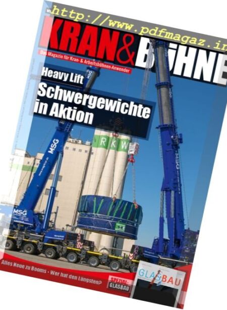 Kran & Buhne – Februar-Marz 2017 Cover