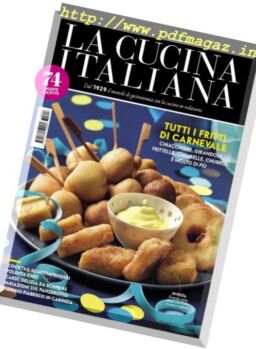 La Cucina Italiana – Febbraio 2017