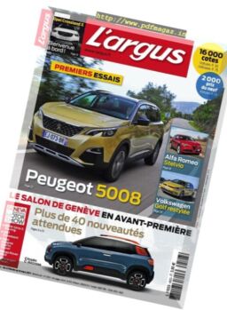 L’argus – Du 23 Fevrier au 15 Mars 2017