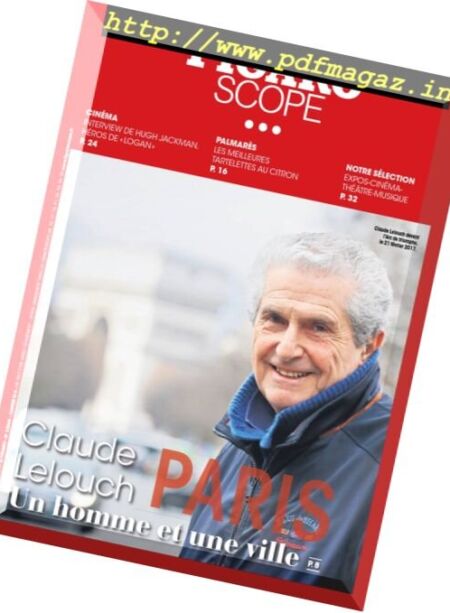 Le Figaroscope – 1 Mars 2017 Cover