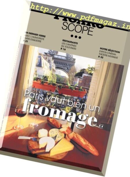 Le Figaroscope – 15 Fevrier 2017 Cover