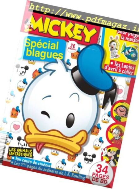 Le Journal de Mickey – 29 Mars 2017 Cover