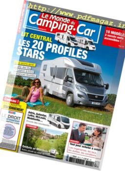 Le monde du camping-car – Avril 2017