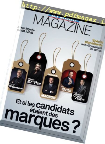 Le Parisien Magazine – 31 Mars 2017 Cover