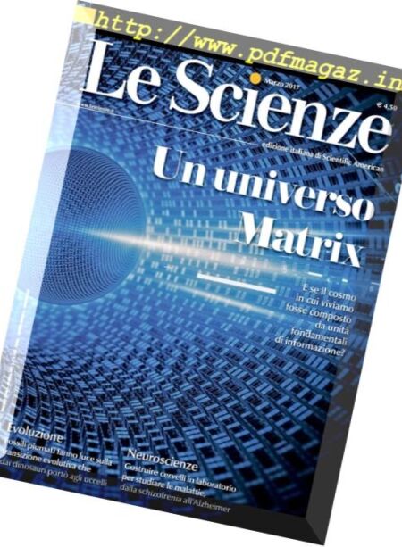 Le Scienze – Marzo 2017 Cover