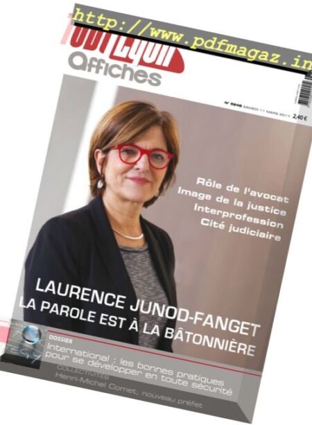 Le Tout Lyon – 11 Mars 2017 Cover