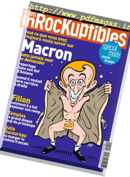Les Inrockuptibles – 8 au 14 Mars 2017 Cover