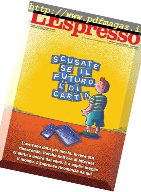L’Espresso – 26 Febbraio 2017 Cover