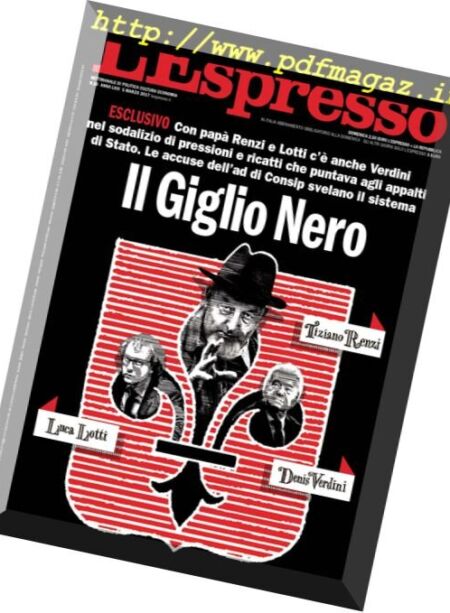 L’Espresso – 5 Marzo 2017 Cover