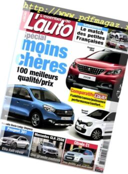 L’Essentiel de l’Auto – Mars-Mai 2017
