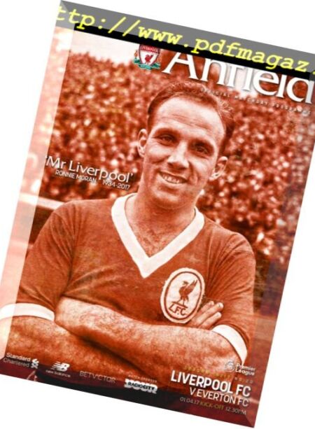 Liverpool FC v Everton FC – 1 April 2017 Cover