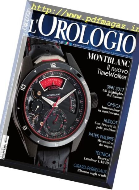 l’Orologio – Febbraio 2017 Cover