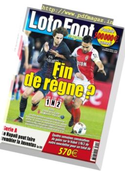 Loto Foot – 29 Mars 2017