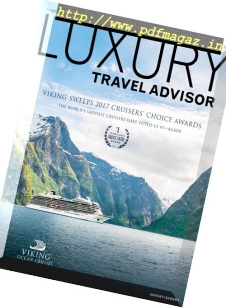 Luxury Travel Advisor – April 2017 Cover