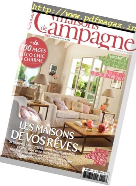 Maisons de Campagne – Mars-Avril 2017 Cover
