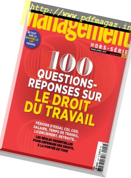 Management France – Hors-Serie – Mars-Avril 2017 Cover