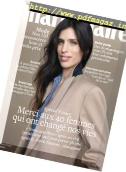 Marie Claire France – Avril 2017