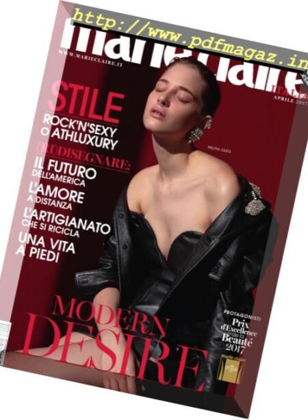 Marie Claire Italia – Aprile 2017 Cover