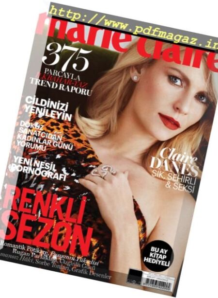 Marie Claire Turkey – Mart 2017 Cover