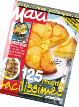 Maxi – Hors-Serie Cuisine – Fevrier-Mars 2017