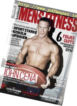 Men’s Fitness Germany – April 2017