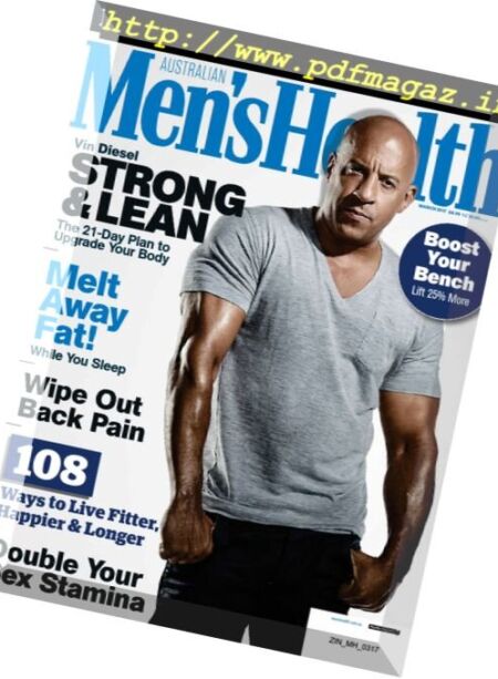 Men’s Health Australia – March 2017 Cover