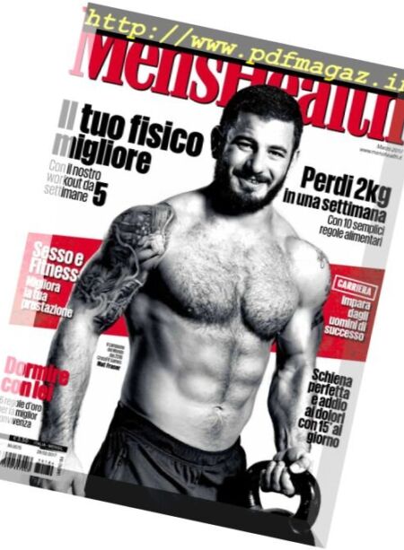 Men’s Health Italia – Marzo 2017 Cover