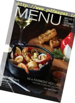 Menu Magazine – Winter 2016-2017