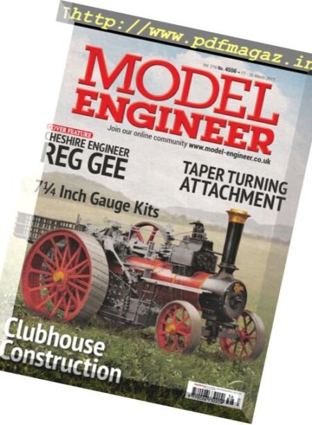 Model Engineer – 17 March 2017 Cover