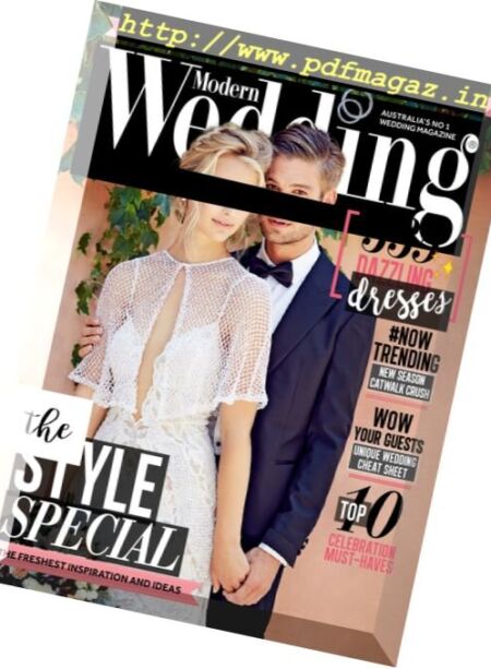Modern Wedding – Issue 74, 2017 Cover