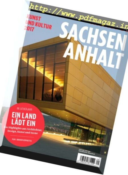 Monopol – Sachsen Anhalt 2017 Cover