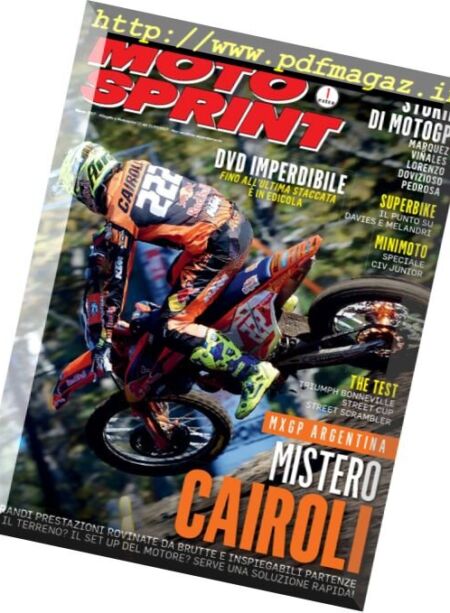 Moto Sprint Extra – Marzo 2017 Cover