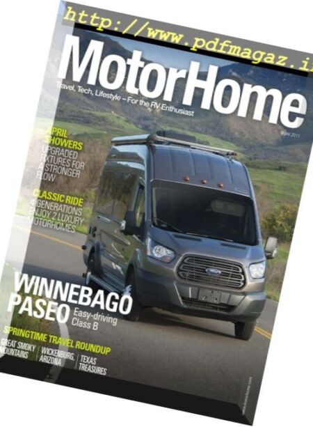 Motor Home – April 2017 Cover