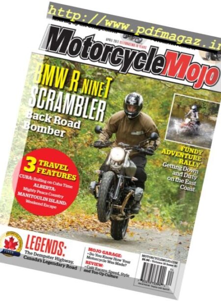 Motorcycle Mojo Magazine – April 2017 Cover