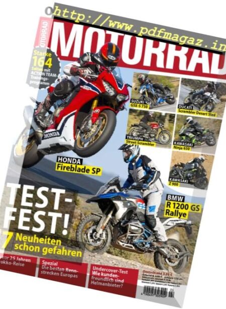 Motorrad – 3 Februar 2017 Cover