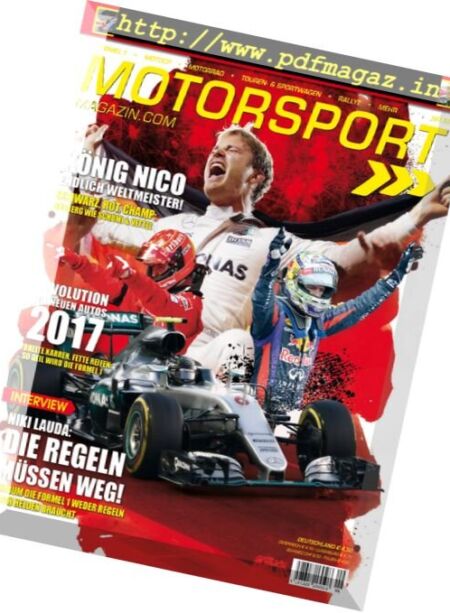 Motorsport Magazin – Nr.52, 2016 Cover