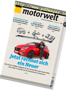 Motorwelt – Marz 2017