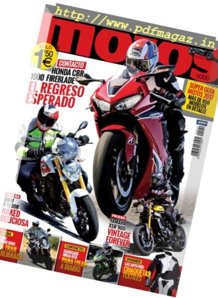 Motos Spain – Abril 2017 Cover