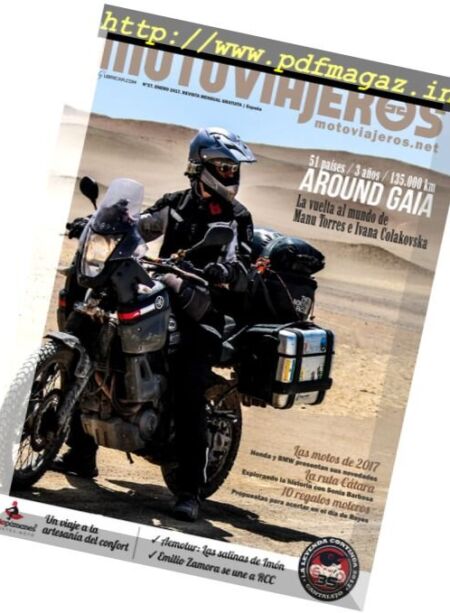 Motoviajeros – Enero 2017 Cover