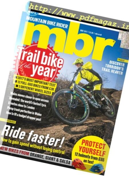 Mountain Bike Rider – May 2017 Cover