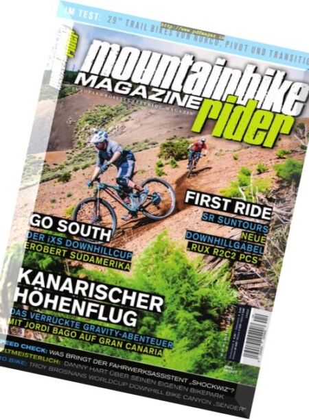 Mountainbike Rider Magazine – April 2017 Cover