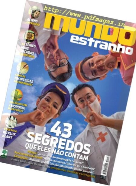 Mundo Estranho – Brazil – Abril 2017 Cover