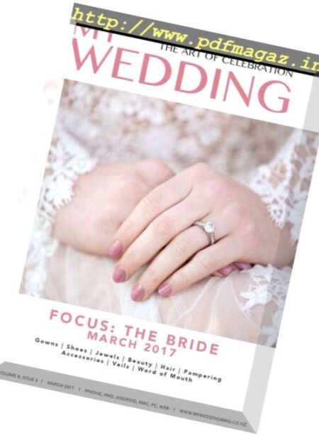 My Wedding – March 2017 Cover