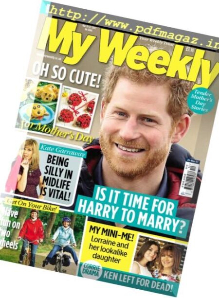 My Weekly – 25 March 2017 Cover