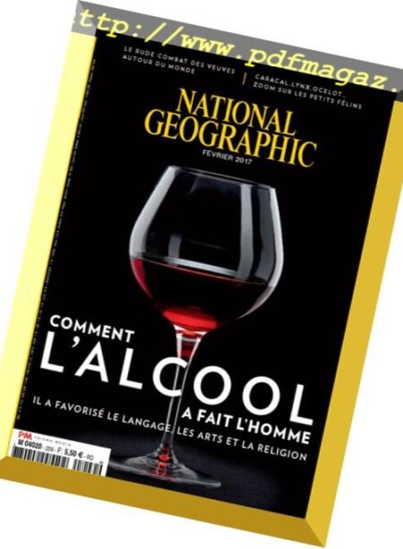 National Geographic France – Fevrier 2017 Cover
