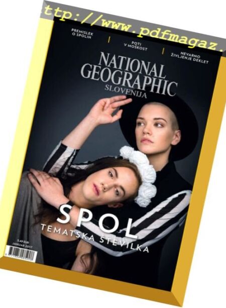 National Geographic Slovenia – Januar 2017 Cover