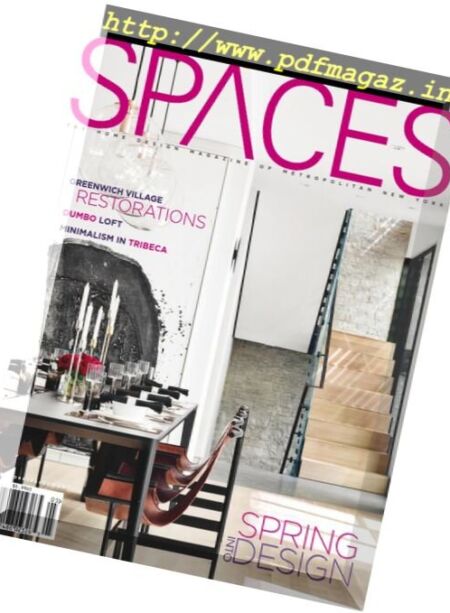 New York Spaces – April-May 2017 Cover