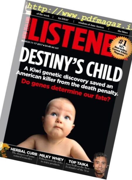 New Zealand Listener – 11 March 2017 Cover