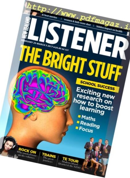 New Zealand Listener – 25 February 2017 Cover