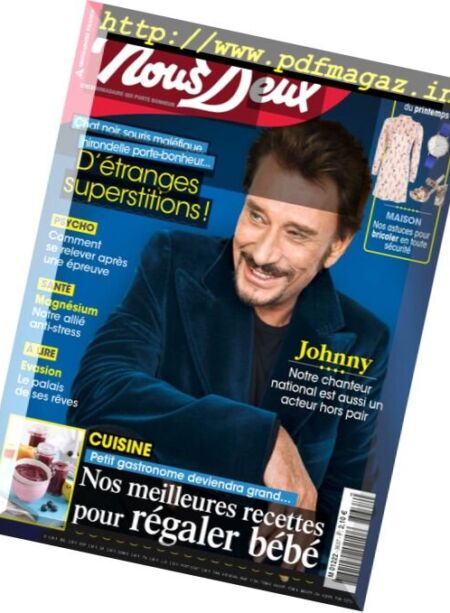 Nous Deux – 14 au 20 Mars 2017 Cover